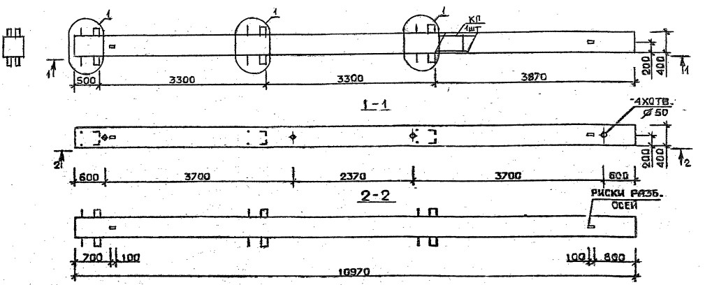 Колонна 1КБ 33.110-4 Серия 1.020.1-2с/89