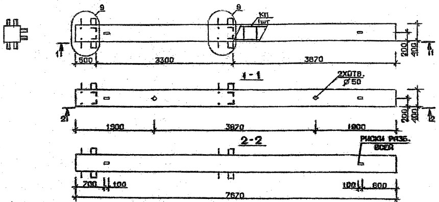 Колонна 3КБ 33.77-4 Серия 1.020.1-2с/89